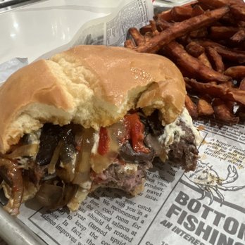 Burger Theory Grill+Bar - Farm Fresh Burger & sweet potato fries - Burgers Near Me - Lubbock, Texas