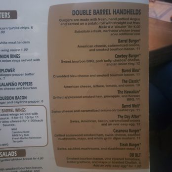 Double Barrel Kitchen & Bar - Sandwiches and burgers - Sports Bars Near Me - Westerville, Ohio Double Barrel Kitchen & Bar - Sandwiches and burgers - Sports Bars Near Me - Westerville, Ohio
