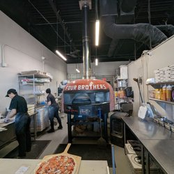 Four Brothers Wood-Fired Pizza - The main event.