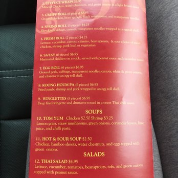 Phuket Thai - Appetizers, soups, salads - Thai Near Me - Chesterfield, Michigan