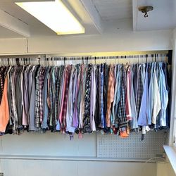 Hole In The Wall Thrift - First floor mens dress shirts