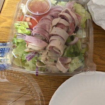Lino's Pizza & Restaurant - a salad in a plastic container - Italian Near Me - Kingston, Pennsylvania Lino's Pizza & Restaurant - a salad in a plastic container - Italian Near Me - Kingston, Pennsylvania