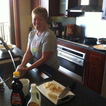 Beach Villas at Ko Olina - Making banana Mac nut pancakes! - Resorts Near Me - Kapolei, Hawaii