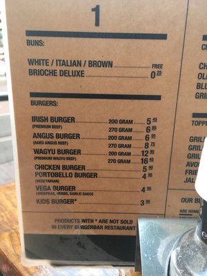 Menu photo 1 Burger Bar Amsterdam, NH
