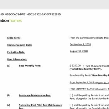 Invitation Homes - This is what they wrote on the lease, for 2 years when I originally only applied for 12 months, they changed what I applied for! - Property Management Near Me - Chicago, Illinois