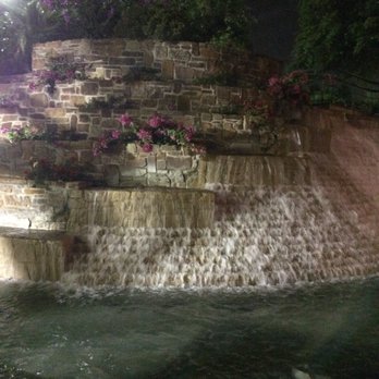 Chart House - Waterfalls outside the tower - Seafood Near Me - San Antonio, Texas