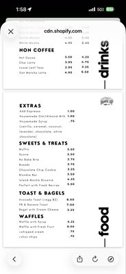 Menu photo 1 Wake Up Coffee Brunswick, GA