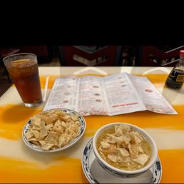 Egg drop and noodles