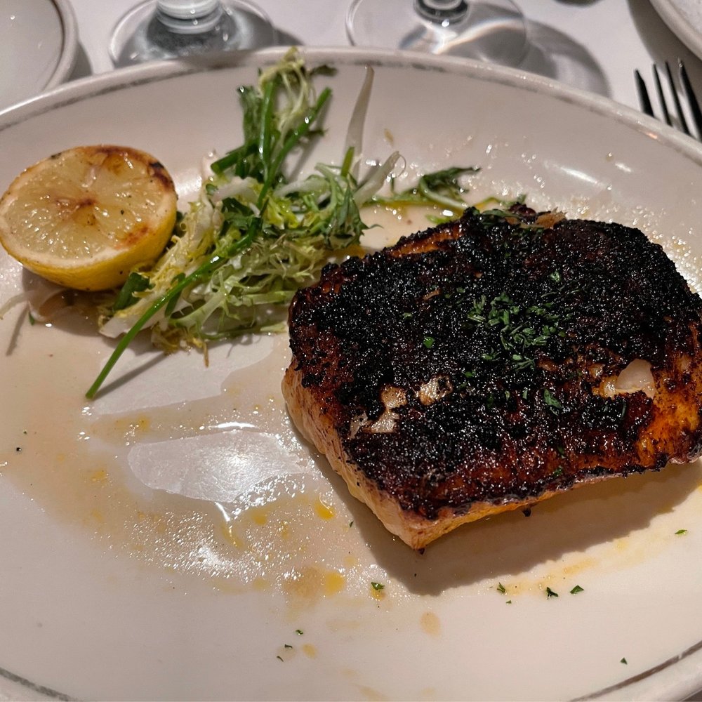 The Prime Rib - sea bass, blackened - Steakhouses Near Me - Baltimore, Maryland The Prime Rib - sea bass, blackened - Steakhouses Near Me - Baltimore, Maryland