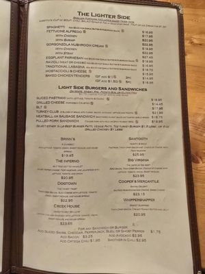 Menu photo 6 Virginia Creek Settlement Restaurant Bridgeport, CA Menu photo 6 Virginia Creek Settlement Restaurant Bridgeport, CA