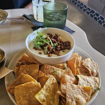 Luna Bistro Cafe - Queso Con Carne Dip - New American Near Me - Long Beach, California