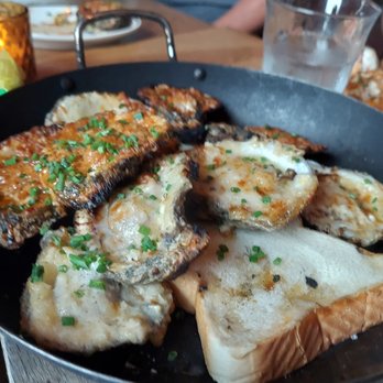 La Lucha - The parmesan baked oysters- OMG!! GOOD! - Seafood Near Me - Houston, Texas