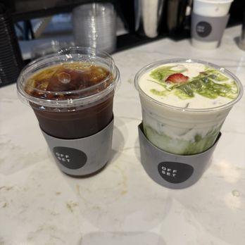 Offset Coffee Roasters - Cold brew and strawberry matcha - Coffee & Tea Near Me - Torrance, California Offset Coffee Roasters - Cold brew and strawberry matcha - Coffee & Tea Near Me - Torrance, California