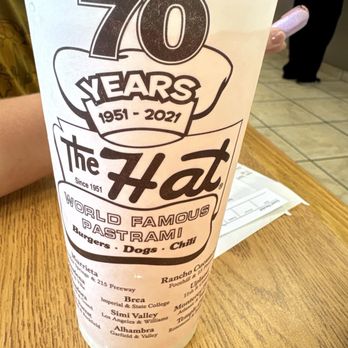 The Hat - Drink - Fast Food Near Me - Rancho Cucamonga, California
