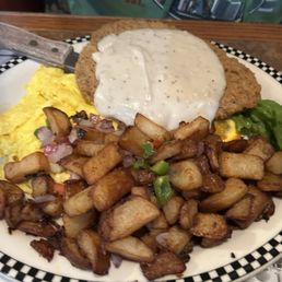 BIGFOOT Chicken Fried Steak & Eggs* Country Red Potatoes BIGFOOT Chicken Fried Steak & Eggs* Country Red Potatoes
