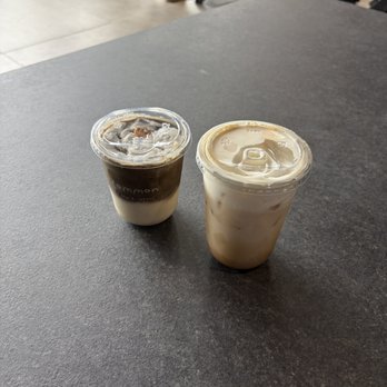 Common Coffee & Cocktails - Toasted Rice Hojicha Oat Latte and Buttercream Latte - Cocktail Bars Near Me - Atlanta, Georgia Common Coffee & Cocktails - Toasted Rice Hojicha Oat Latte and Buttercream Latte - Cocktail Bars Near Me - Atlanta, Georgia