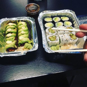 Umai - Asparagus Tempura Roll Sweet Potato (vegan Roll) Avocado Maki - Japanese Near Me - Chicago, Illinois Umai - Asparagus Tempura Roll Sweet Potato (vegan Roll) Avocado Maki - Japanese Near Me - Chicago, Illinois