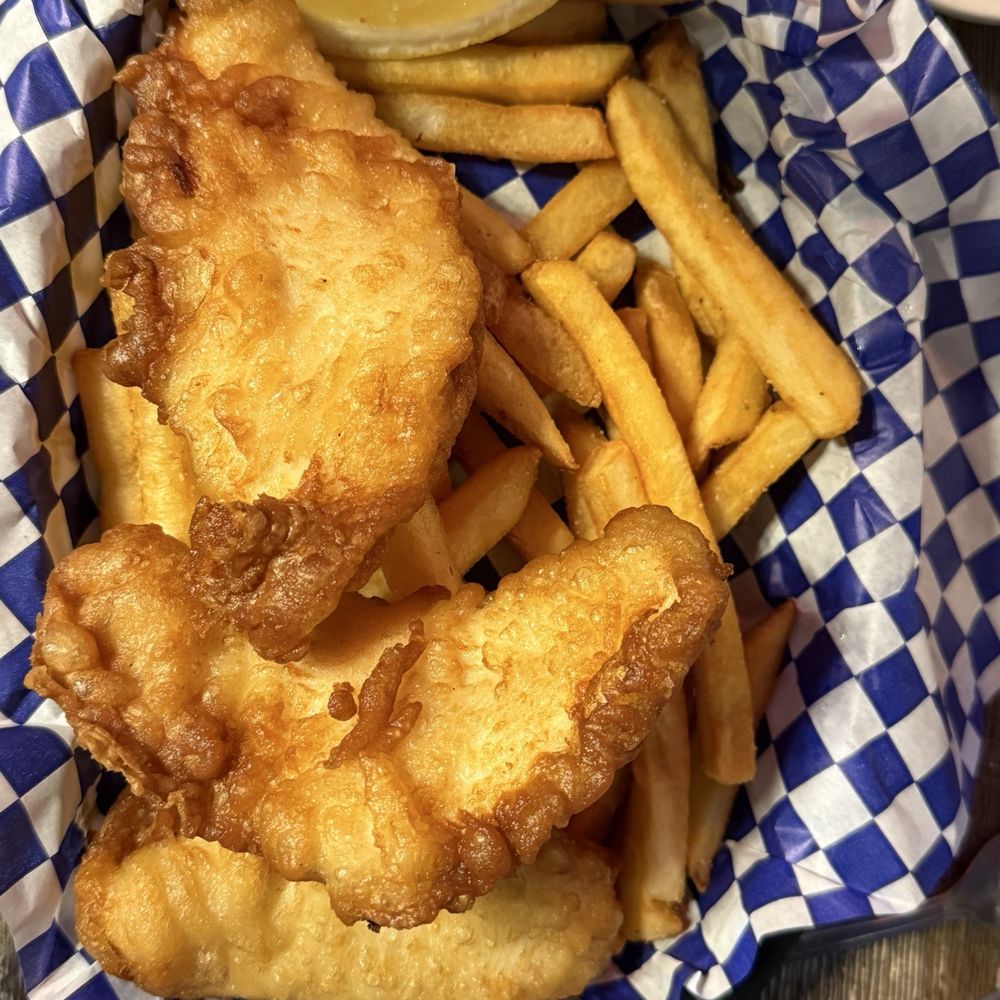 Halibut fish and chips Halibut fish and chips