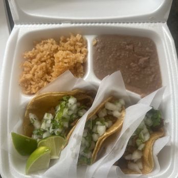 TheTacowboy - Al pastor taco plate - Food Trucks Near Me - Bedford, Texas