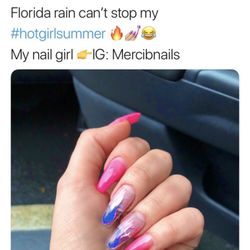 Merci B Nails - Merci B Nails flame nails .. she always has the newest trends and designs