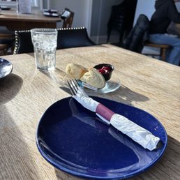 free scones ! w raspberry jam + salted butter free scones ! w raspberry jam + salted butter