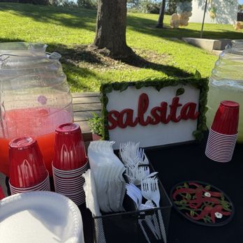 Salsita Tacos - Agua Frescas, strawberry and cucumber lime - Caterers Near Me Salsita Tacos - Agua Frescas, strawberry and cucumber lime - Caterers Near Me