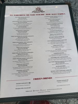 Menu photo 3 Old Town Mexican Cafe Key West, FL Menu photo 3 Old Town Mexican Cafe Key West, FL