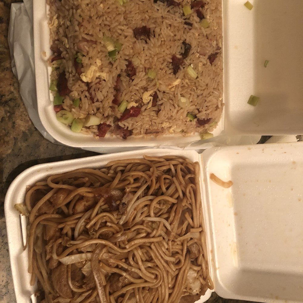 Lucky Bamboo Kitchen - Bbq pork fried rice and chicken chow mein - Chinese Near Me - Lawndale, California