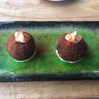 La Ñapa - Mushroom croquette - Tapas Bars Near Me - Brooklyn, New York La Ñapa - Mushroom croquette - Tapas Bars Near Me - Brooklyn, New York
