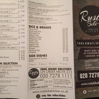 Rusty Bike Indian Kitchen - Indian Near Me - London, XGL Rusty Bike Indian Kitchen - Indian Near Me - London, XGL
