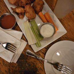 Beer Battered Buffalo Cauliflower