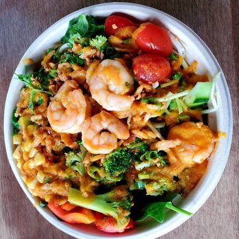 Sovereign - Teriyaki shrimp and spicy tuna bowl - Poke Near Me - Plantation, Florida