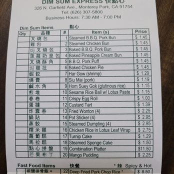 Dim Sum Express - menu 1/2021 - Dim Sum Near Me - Monterey Park, California Dim Sum Express - menu 1/2021 - Dim Sum Near Me - Monterey Park, California