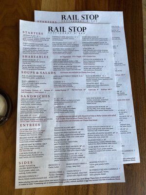 Menu photo 6 Rail Stop Restaurant & Bar Boston, MA Menu photo 6 Rail Stop Restaurant & Bar Boston, MA