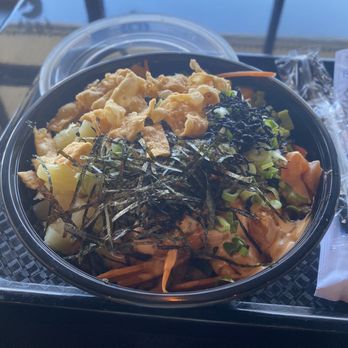 Poké Falls - Spicy Salmon Poke Bowl - Poke Near Me - South Pasadena, Florida Poké Falls - Spicy Salmon Poke Bowl - Poke Near Me - South Pasadena, Florida