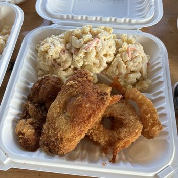 Ono Hawaiian BBQ - Shrimp & Island White Fish Mix - Hawaiian Near Me - Oakland, California Ono Hawaiian BBQ - Shrimp & Island White Fish Mix - Hawaiian Near Me - Oakland, California