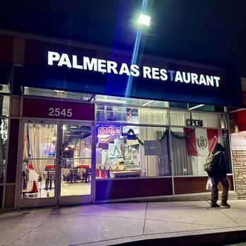 Palmeras Restaurant - Outside with the new name as of 12.27.2025. No longer Saritas. - Peruvian Near Me - Wheaton, Maryland