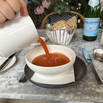 Dalloway Terrace - Tomato soup. Taste worst than the ones from a can. - Cocktail Bars Near Me - London, XGL