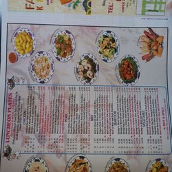 Far East Chinese Restaurant - FULL MENU (BACK)