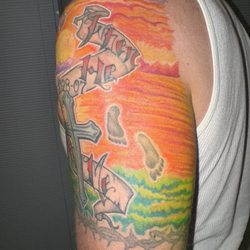 Inkwell Tattoo - Finished tattoo with color added