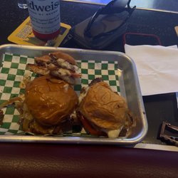 Stubby's - 4 pack of Swiss cheese sliders, To die for! The chef, Thomas is AMAZING! I've tried almost everything on the menu and it's all good!