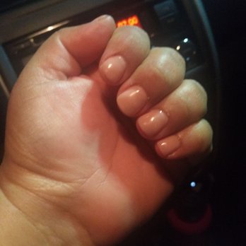 Natalie Nails & Spa - Dipping powder my nails a pretty short they did their best with what I have them to work with. I Happy - Nail Salons Near Me - Whittier, California