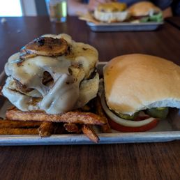 Mushroom Swiss Burger