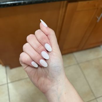 Tootsie Toes - Oval-almond shape, bunny bunny color, dipped gel - Nail Salons Near Me - San Francisco, California Tootsie Toes - Oval-almond shape, bunny bunny color, dipped gel - Nail Salons Near Me - San Francisco, California