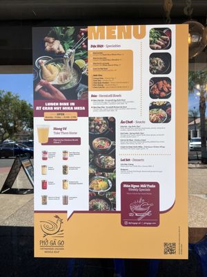 Menu photo 1 Pho Ga Go San Diego, CA Menu photo 1 Pho Ga Go San Diego, CA