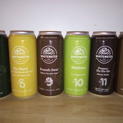 Whitewater Brewing Co. - Days 7-12 of the "12 Beers of Christmas" pack. $68. Love the names, lol.