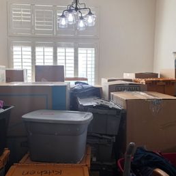 The end of the day - they moved a LOT of stuff - they worked for 9 hours straight on my local move!