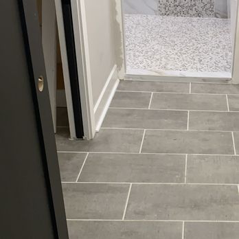 Mike's Remodeling - Heated tile floors run throughout the bathroom too - Painters Near Me Mike's Remodeling - Heated tile floors run throughout the bathroom too - Painters Near Me