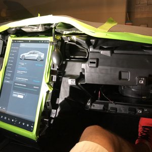 Photo of EVFixMe - Costa Mesa, CA, United States. Dash taken apart previously. Just put in evfixme part back into mcu. Moment of truth. YES it turned on.