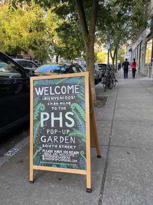PHS Pop Up Garden at South Street by null